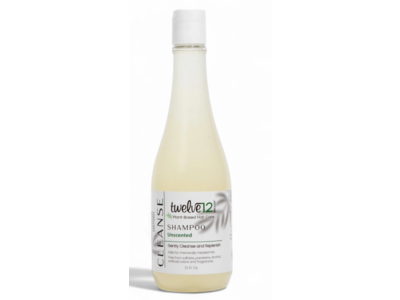Twelve 12 Cleanse Shampoo, Unscented, 12 fl oz