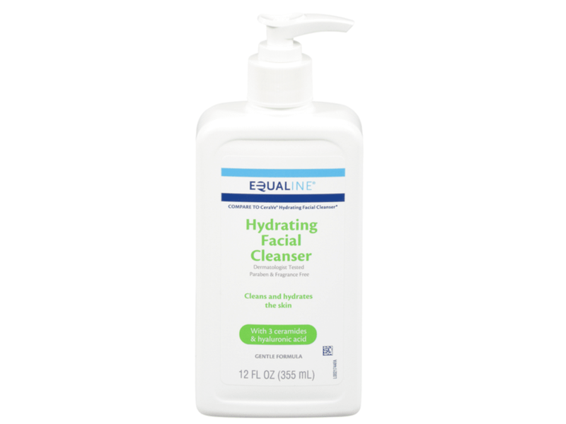 Equaline Hydrating Facial Cleanser, 3 Ceramides & Hyaluronic Acid, 12 fl oz/355 mL