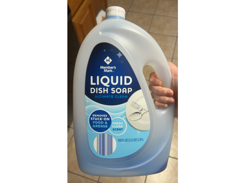 Member's Mark Ultimate Clean Liquid Dish Soap, Fresh Clean Scent, 100 fl oz/2.95 L