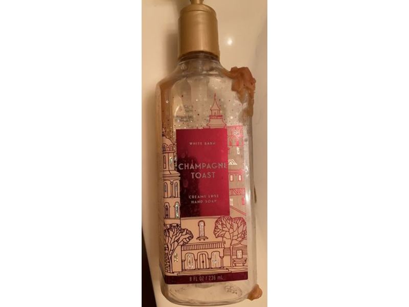 White Barn creamy Luxe Hand Soap, Champagne Toast, 8 fl oz/236 mL