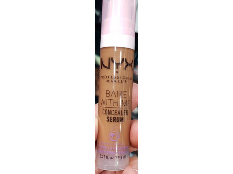 NYX Professional Makeup Bare With Me Concealer Serum, Camel, 0.32 fl oz/9.6 mL