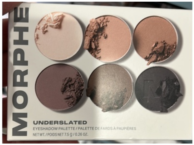 Morphe ChromaPlus Eyeshadow Palette, Underslated, 0.26 oz/7.5 g