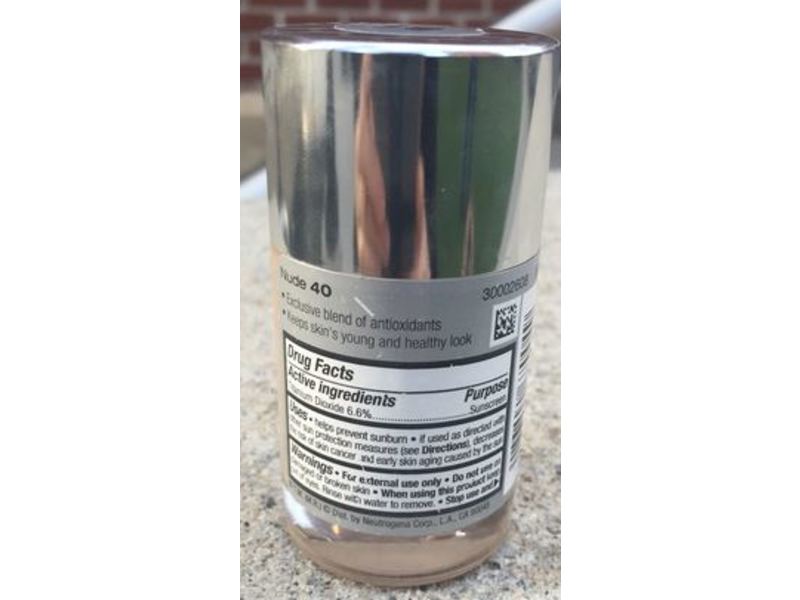 Neutrogena Healthy Skin Liquid Makeup, Nude 40, 1 fl oz/30 mL