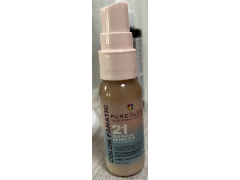 Pureology Color Fanatic 21 Essential Benefits Multi Tasking Leave-In-Spray, 1 fl oz/30 mL