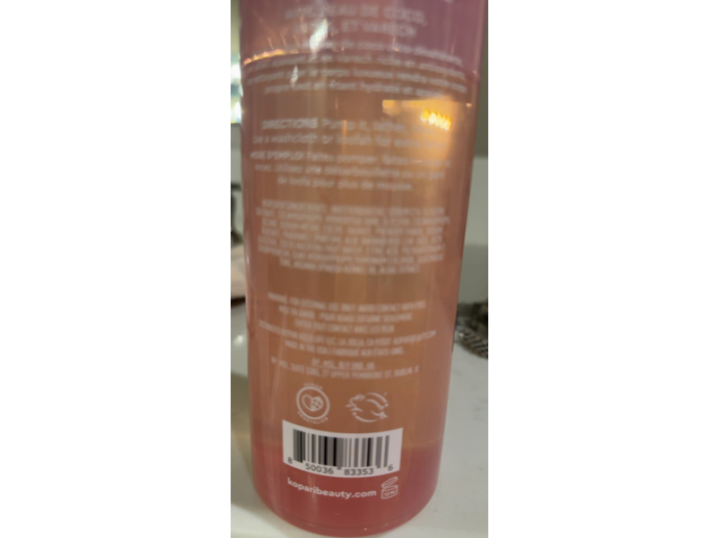 Kopari Jumbo Coconut Hydrating Body Wash, Aloe & Sea Kelp, 25 fl oz/740 mL