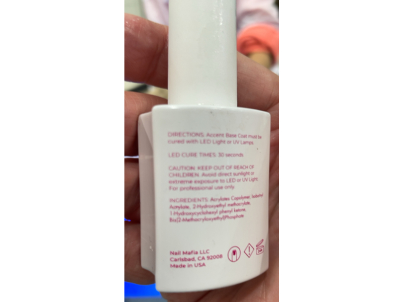 Acent Super Stick No Chip Gel Base Coat, 0.5 fl oz/15 mL