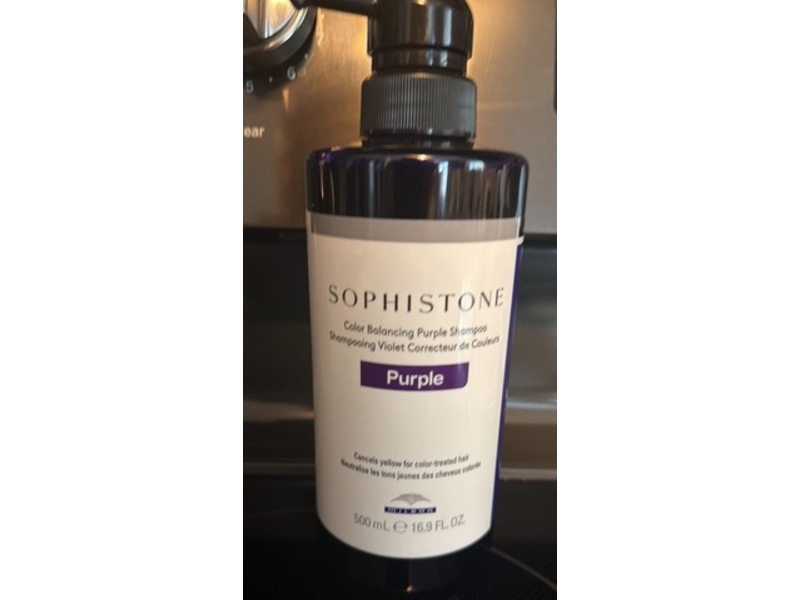 Milbon Sophistone Color Balancing Purple Shampoo, Purple, 16.9 fl oz/500 mL