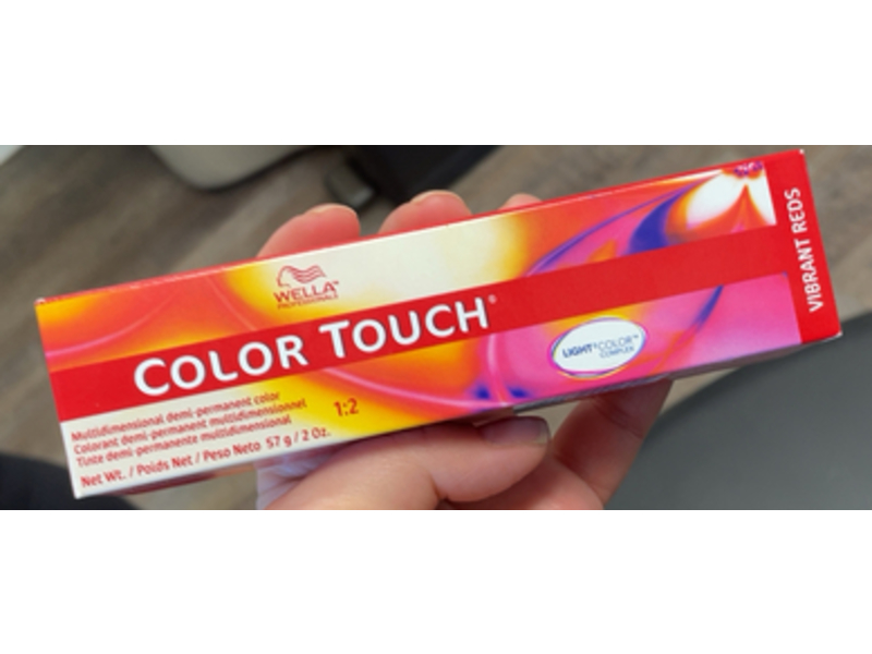 Wella Color Touch Semi Permanent Color, Vibrant Reds 10/6 Lightest Blonde Violet, 2 oz/57 g