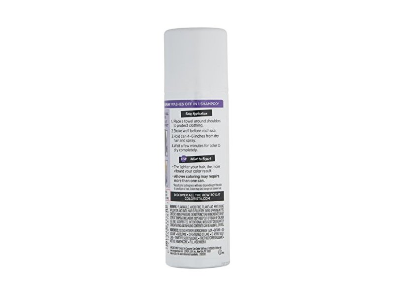 L'Oreal Paris Colo Rista Spray 1-Day Color, Purple 200, 2.0 oz/57 g