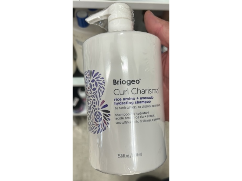 Briogeo Curl Charisma Hydrating Shampoo, Rice Amino + Avocado, 33.8 fl oz/1000 mL