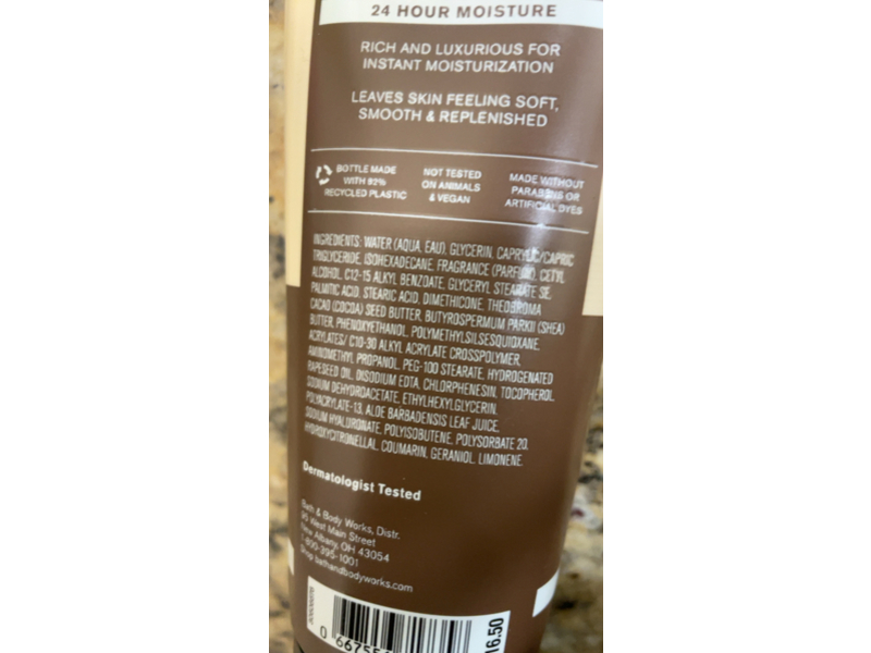 Bath & Body Works Body Cream, Coffee & Whiskey Ultimate, 8 oz/226 g
