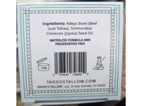 Taddos Tallow Moisturizing Whipped Lotion, Simply Unscented, 2 fl oz/59 mL - thumbnail 3