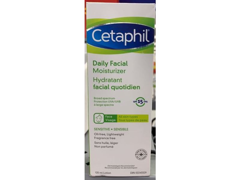 Cetaphil Daily Facial Moisturizer, SPF 15, 4 fl oz/120 mL
