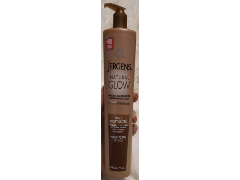 Jergens Natural Glow Daily Moisturizer, 10 fl oz/295 mL