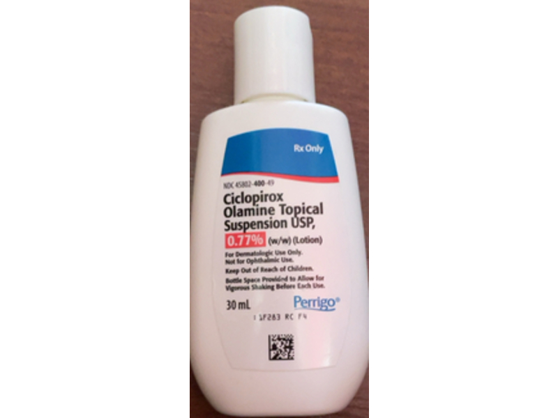 Ciclopirox Olamine Topical Suspension USP, .77%, 30 mL Perrigo
