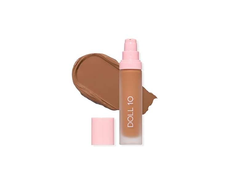 Doll 10 T.C.E This Covers Everything Super Coverage Serum Makeup, Deep, 1.1 fl oz/33 mL