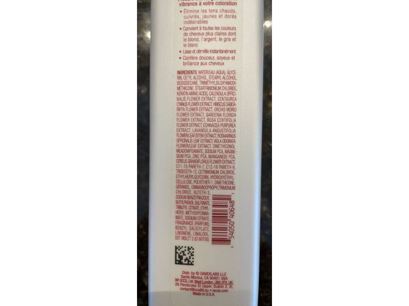 L'anza Healing Color Care Silver Brightening Conditioner, 8.5 fl oz/250 mL