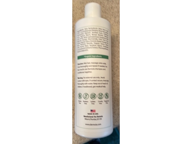 Dermoia Eczema & Psoriasis Shampoo, 12 fl oz/354 mL