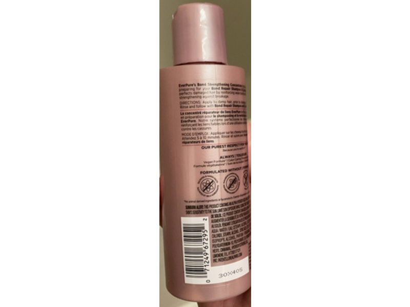 L’Oréal Paris EverPure Bond Strengthening Pre Shampoo, 5.1 fl oz/150 mL