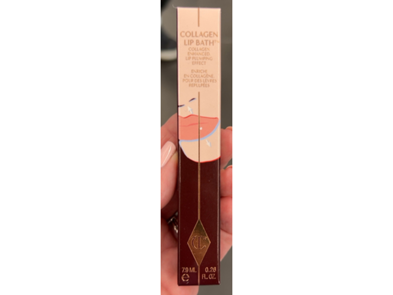 Charlotte Tilbury Collagen Lip Bath, Rosy Glow, 0.26 oz/7.9 mL