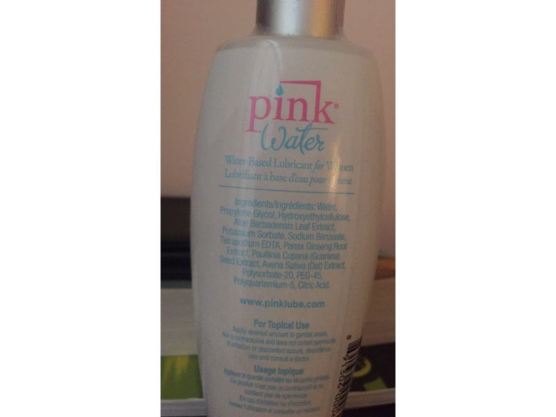 Pink Water Lubricant, 6.7 oz Ingredients and Reviews