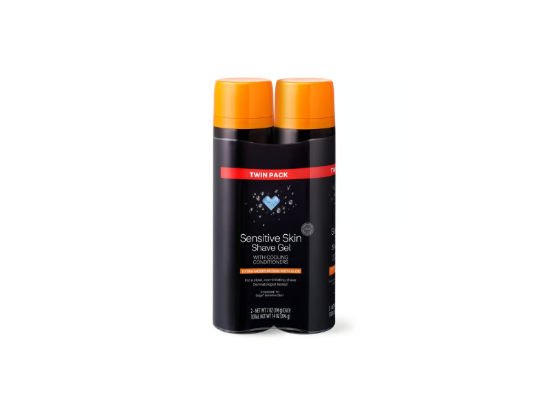 CVS Health Sensitive Skin Shave Gel, Aloe, 7 oz/198 g, Pack Of 2