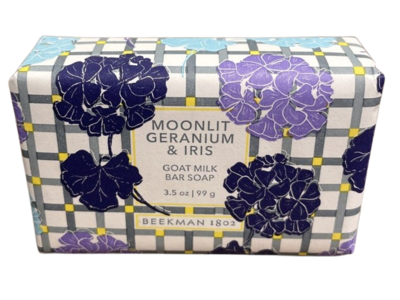 Beekman 1802 Goat Milk Soap Bar, Moonlit Geranium & Iris