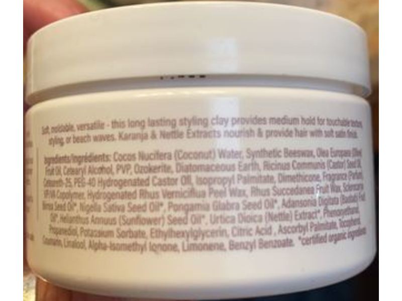 Aluram Hair Clean Beauty Collection Styling Clay, 3.4 oz/96 g