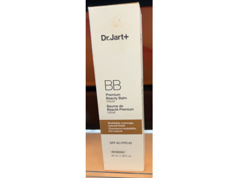 Dr.Jart+ BB Premium Beauty Balm Cream, SPF 40, Deep Tan, 1.35 fl oz/40 mL