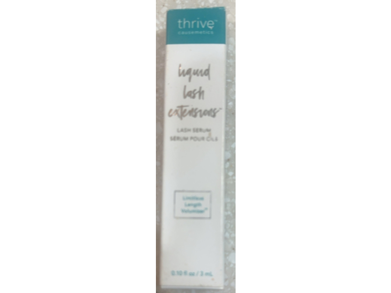 Thrive Causemetics Liquid Lash Extensions Lash Serum, 0.10 fl oz/3 mL