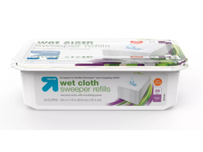 Up & Up Wet Cloth Sweeper Refills, Lavender Scent, 28 Count