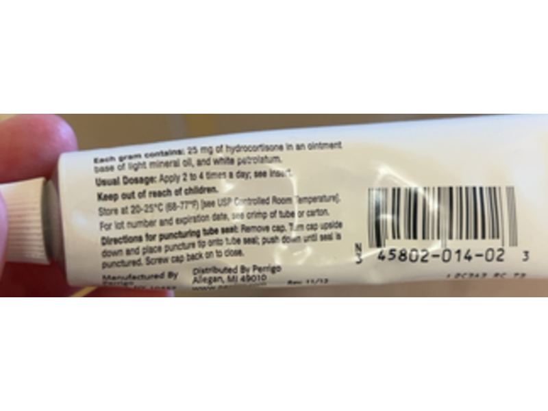 Hydrocortisone Ointment, 2.5%, 20 g, Padagis (Rx)