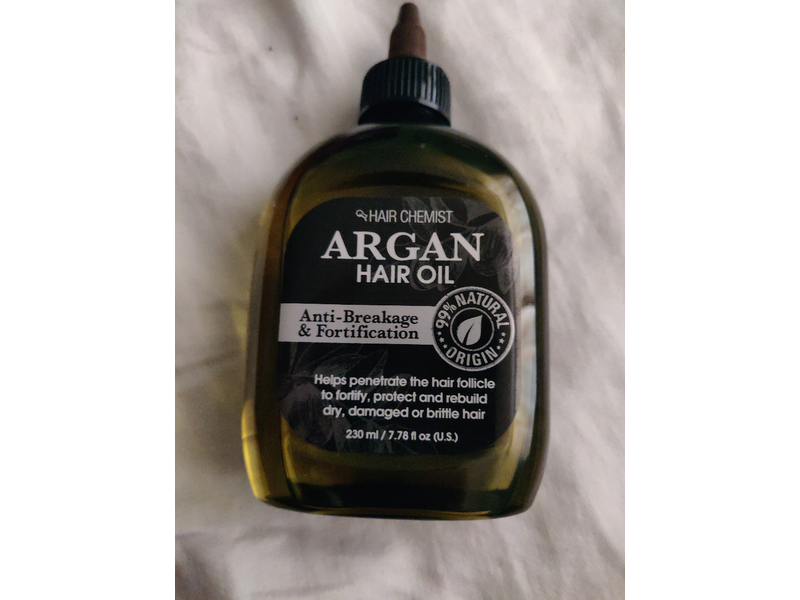 Hair Chemist 99% Natural Hair Oil, Argan Oil