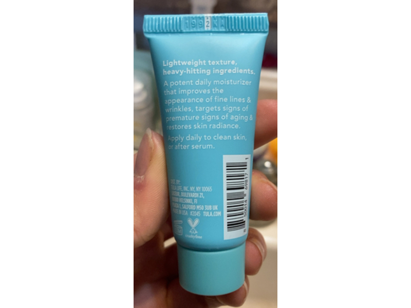 Tula Firming & Hydrating Face Moisturizer, 0.49 oz/14 g