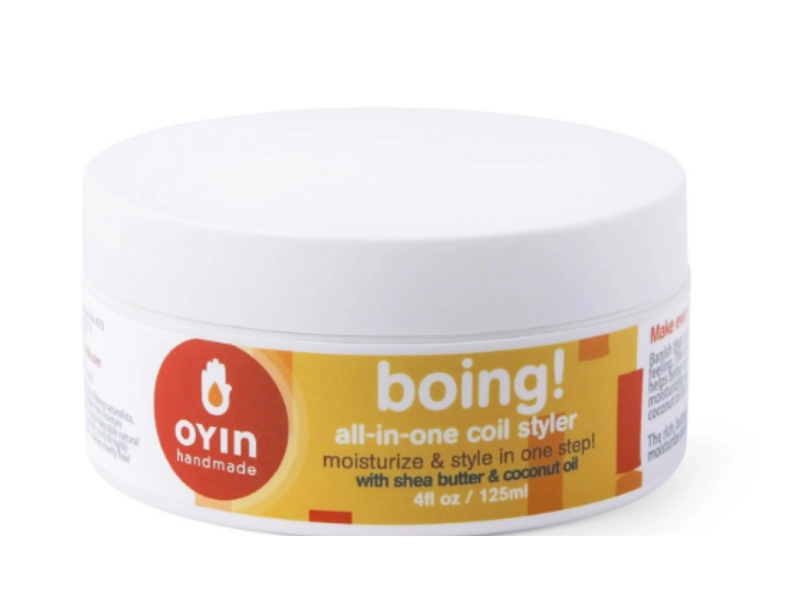 Oyin Handmade Boing All-In-One Coil Styler, Shea Butter & Coconut Oil, 4 fl oz/125 mL
