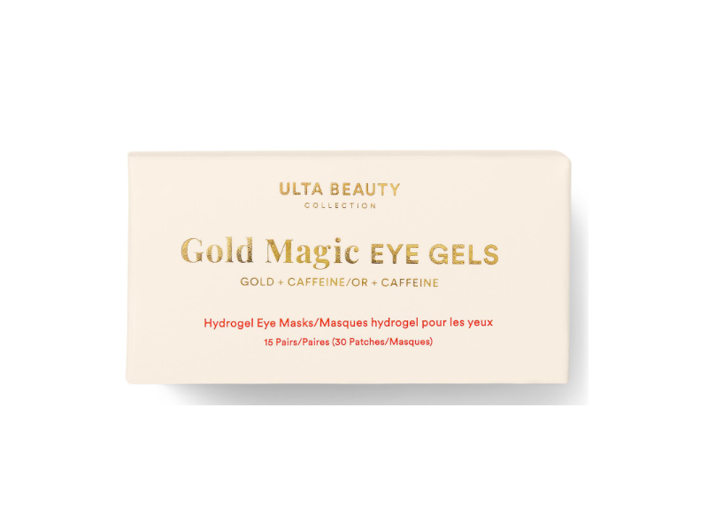 Ulta Beauty Collection Gold Magic Eye Gels Hydrogel Eye Masks, Gold + Caffeine, 15 Pairs
