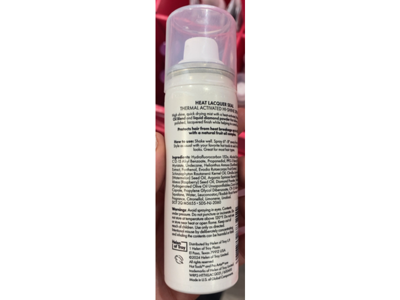 Hot Tools Pro Artist Heat Lacquer Seal Thermal Activated Hi-Shine Spray, 1.6 oz/45.3 g