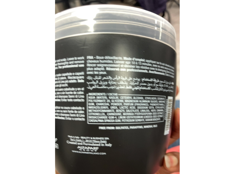 Alfaparf Milano Semi Di Lino Sublime Detoxifying Mud, 21.1 oz/500 mL