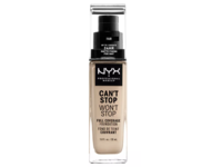 NYX Professional Makeup Can't Stop Won't Stop Full Coverage Foundation, Fair, 1 fl oz/30 mL - thumbnail 1