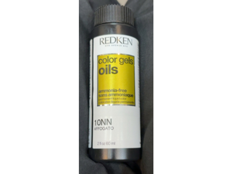 Redken Color Gels Oils Permanent Liquid Color, 10 NN Affogato, 2 fl oz/60 mL