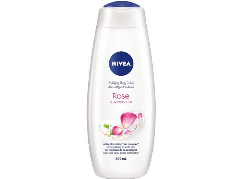 Nivea Body Wash, Rose & Almond Oil, 500 mL