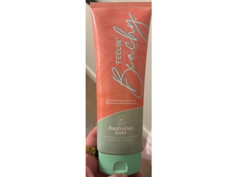 Australian Gold Feelin' Beachy Ultra-Dark Paradise Glow Bronzer, Australian Watermelon Cooler, 8.5 fl oz/250 mL
