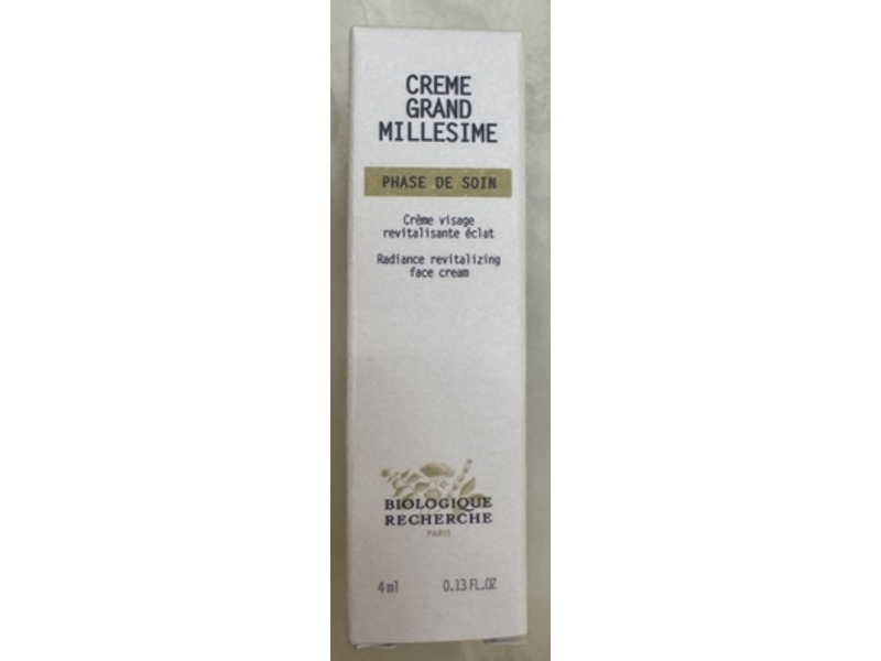 Biologique Recherche Creme Grand Millesime Radiance Revitalizing Face Cream, 0.13 fl oz/4 mL