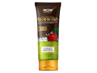 WOW Skin Science Face Wash, Apple Cider Cider Vinegar, 100 mL