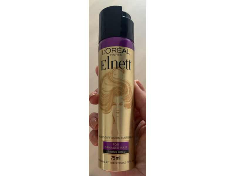 L'oreal Paris Elnett Hairspray, Strong Hold Damaged Hair, 75 mL