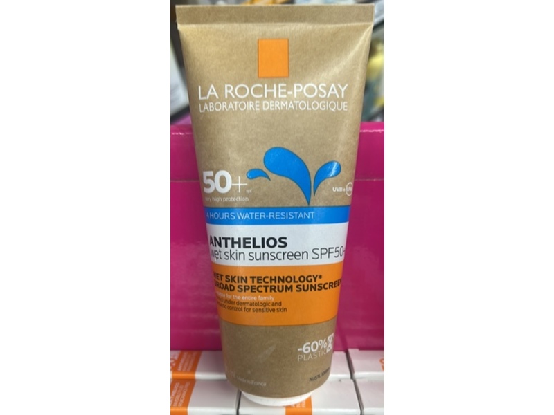 La Roche-Posay Anthelios Wet Skin Sunscreen, SPF 50+, 200 mL
