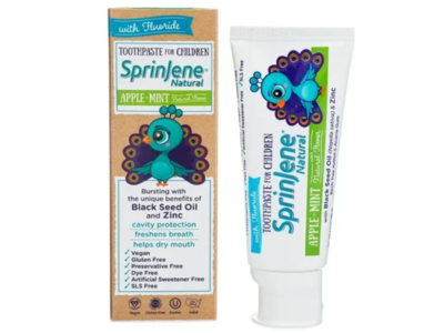 Sprinjene Natural Toothpaste, Apple-Mint, 3.5 oz