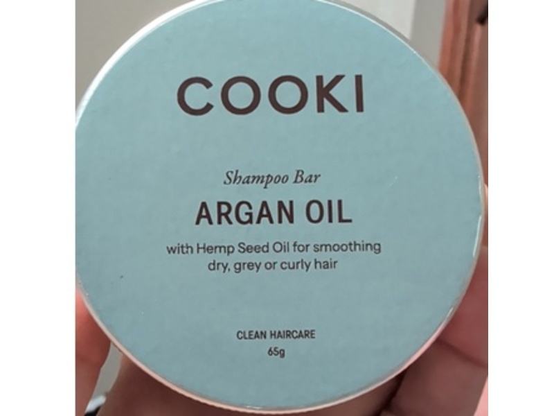 Cooki Shampoo Bar, Argan Oil, 65 g