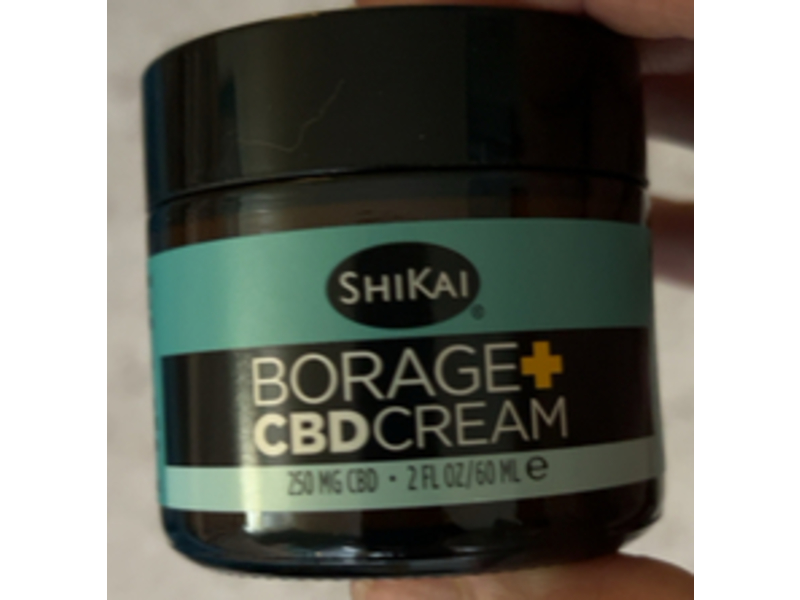 Shikai Borage + Cbd Cream, 2 fl oz/60 mL