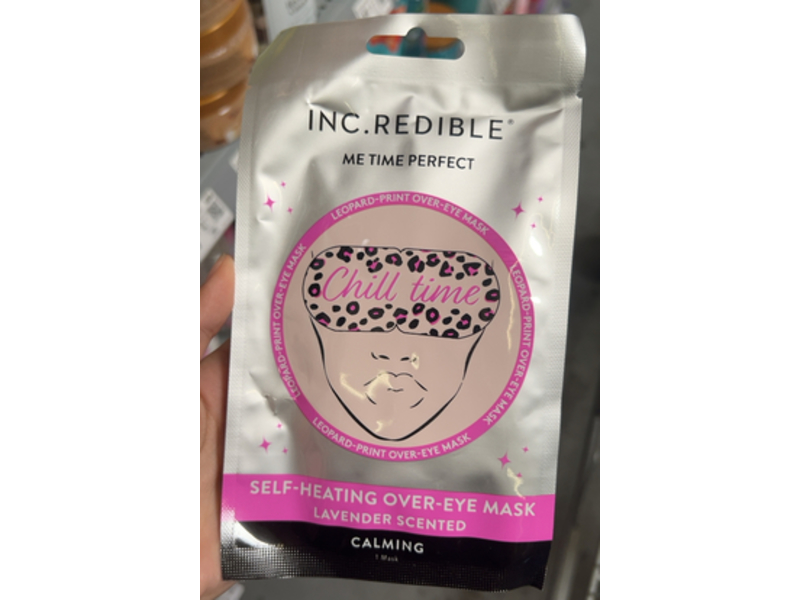INC.Redible Me Time Perfect Self-Heating Over Eye Mask, Lavender Scented, 1 Count